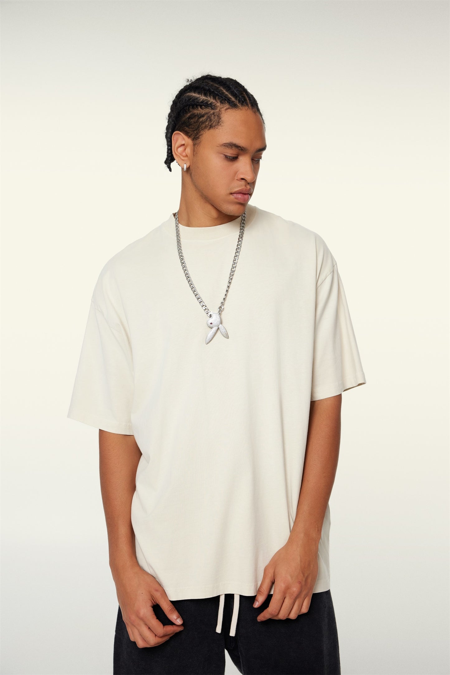 Custom 260GSM Washed Cotton Tee - Vintage Streetwear Oversized Unisex Crewneck T-Shirt for Teens
