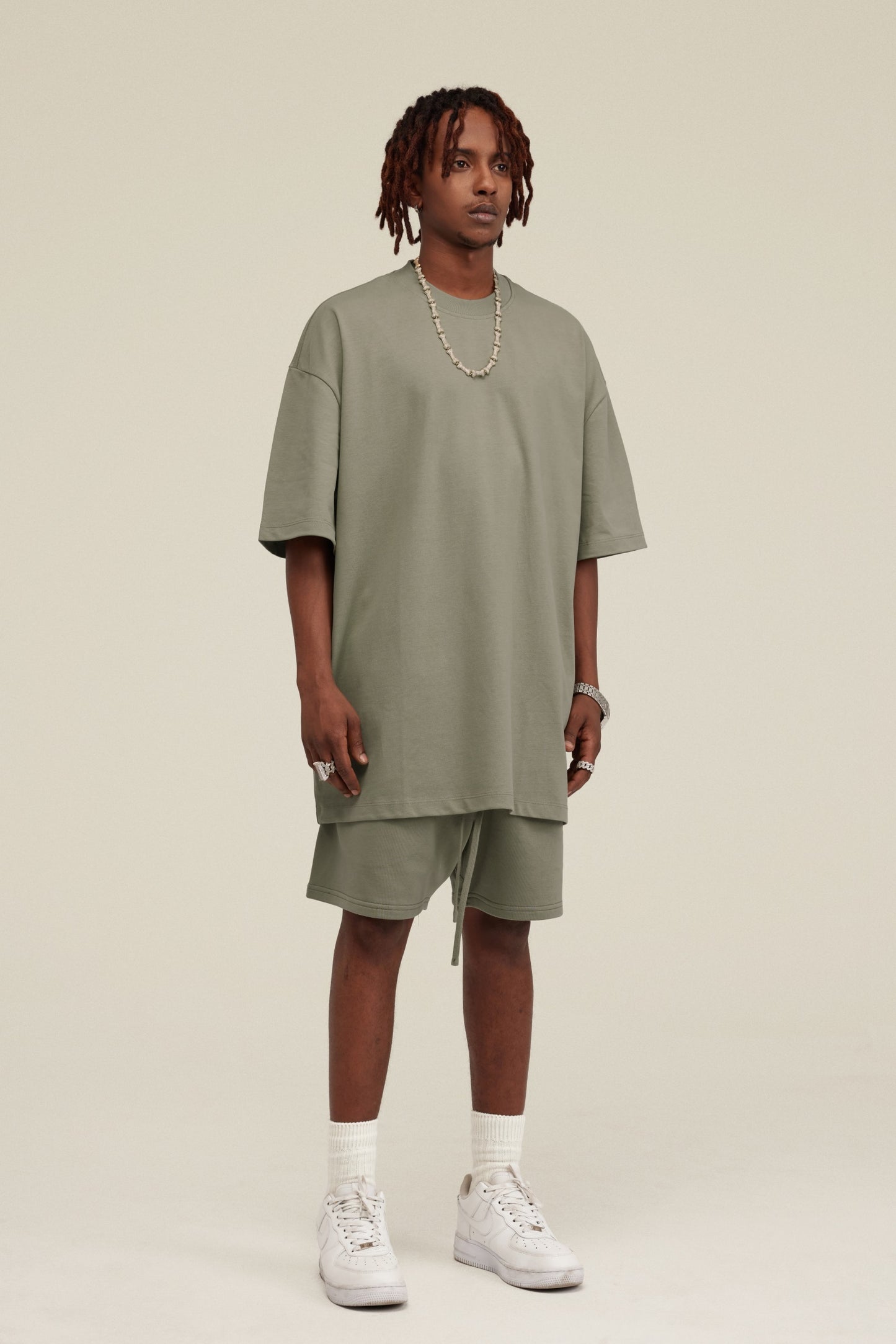 Heavyweight FOG Style Shorts - Relaxed Fit Unisex Streetwear for Teens, Casual Athletic shorts