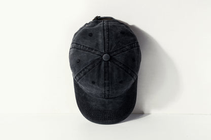 Vintage Washed Baseball Cap - Distressed Dad Hat with Curved Brim, Unisex Retro Style Adjustable Snapback