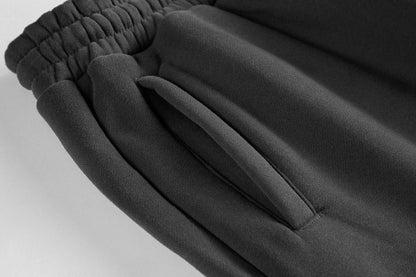 Custom 345 GSM French Terry Joggers - Heavyweight Blank Streetwear Pants, Oversized Unisex Sweatpants with Print Ready Design
