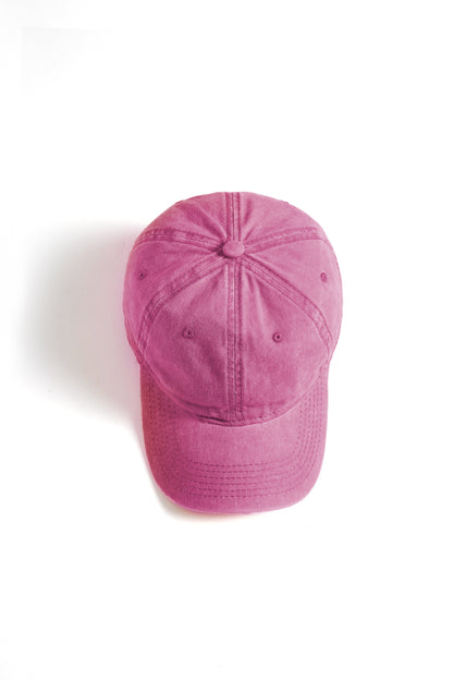Vintage Washed Baseball Cap - Distressed Dad Hat with Curved Brim, Unisex Retro Style Adjustable Snapback