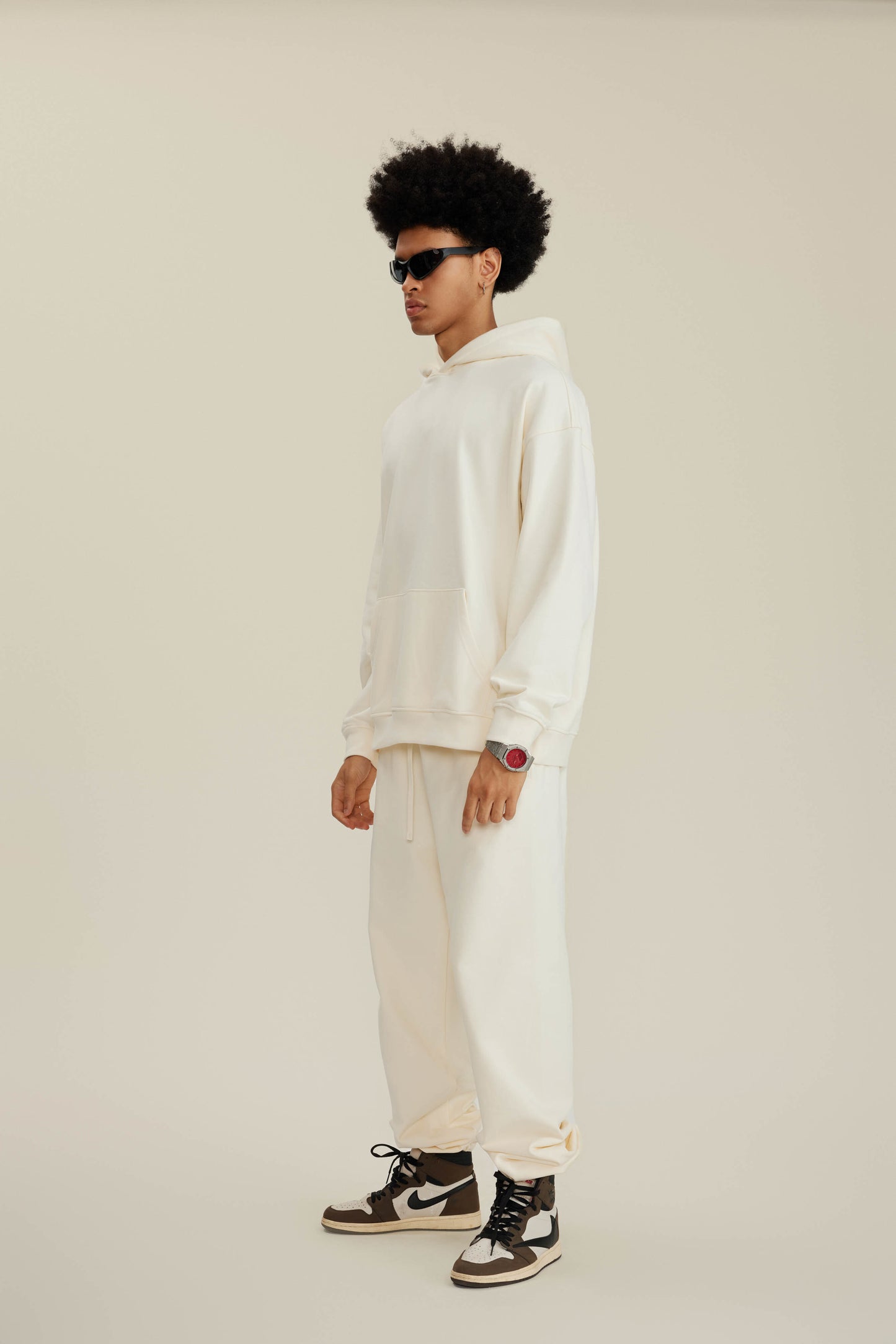 2025 Heavyweight 445GSM French Terry Hoodie - American Streetwear Pullover, Oversized Unisex Crewneck Sweatshirt | Year-Round Essential
