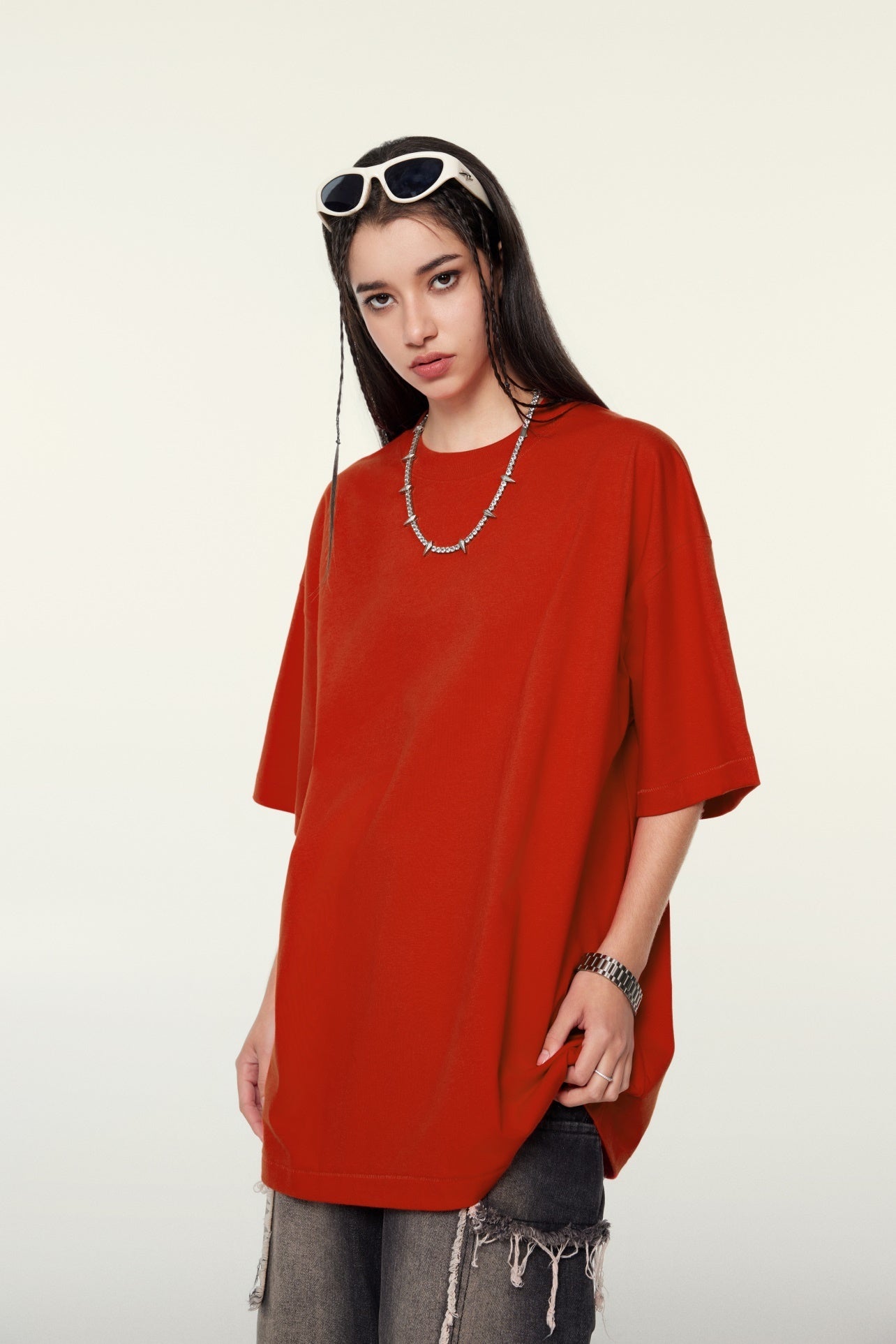 Cooling & Quick-Dry Antibacterial UV Protection T-Shirt - Sorona Fabric Blank Tee, Relaxed Fit Unisex Oversized Crewneck Streetwear Top