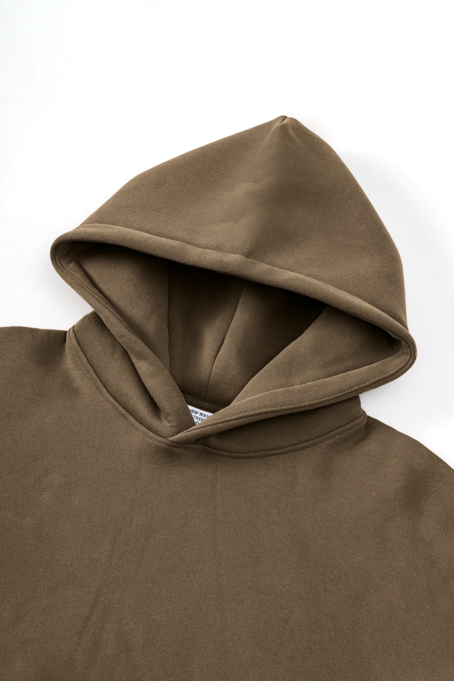 Custom 345GSM Fleece Hoodie - Heavyweight Blank Streetwear Pullover, Oversized Unisex Brushed Interior Zip Up Hooded Sweatshirt