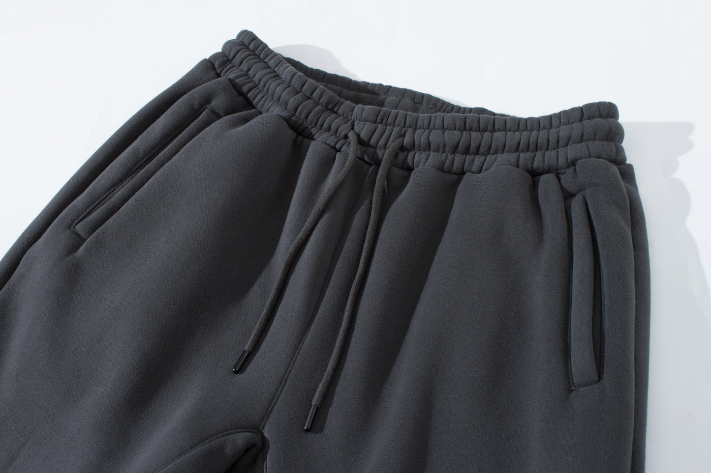 Custom 345 GSM French Terry Joggers - Heavyweight Blank Streetwear Pants, Oversized Unisex Sweatpants with Print Ready Design