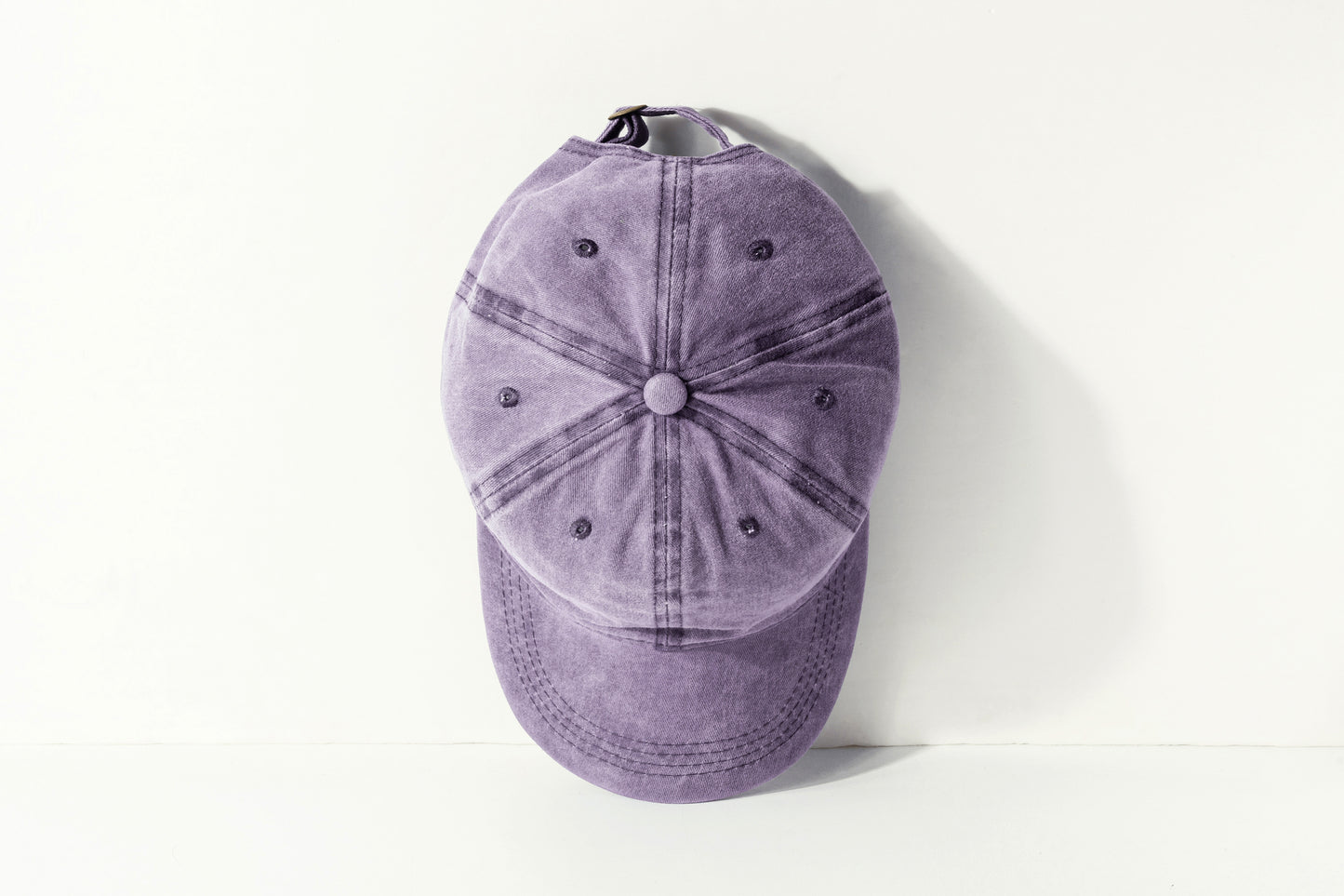 Vintage Washed Baseball Cap - Distressed Dad Hat with Curved Brim, Unisex Retro Style Adjustable Snapback