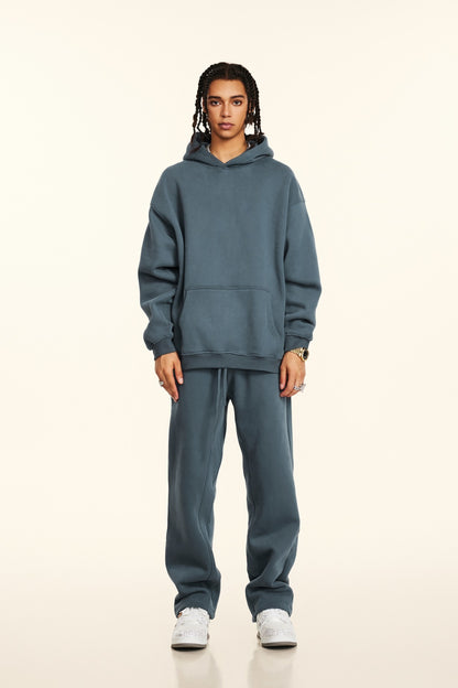 Custom 345GSM Fleece Joggers - Heavyweight Blank Streetwear Pants, Oversize Fit Brushed Insided Unisex Sweatpants with Pocket