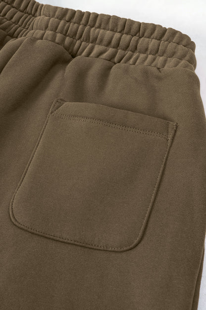 Custom 345GSM Fleece Joggers - Heavyweight Blank Streetwear Pants, Oversize Fit Brushed Insided Unisex Sweatpants with Pocket