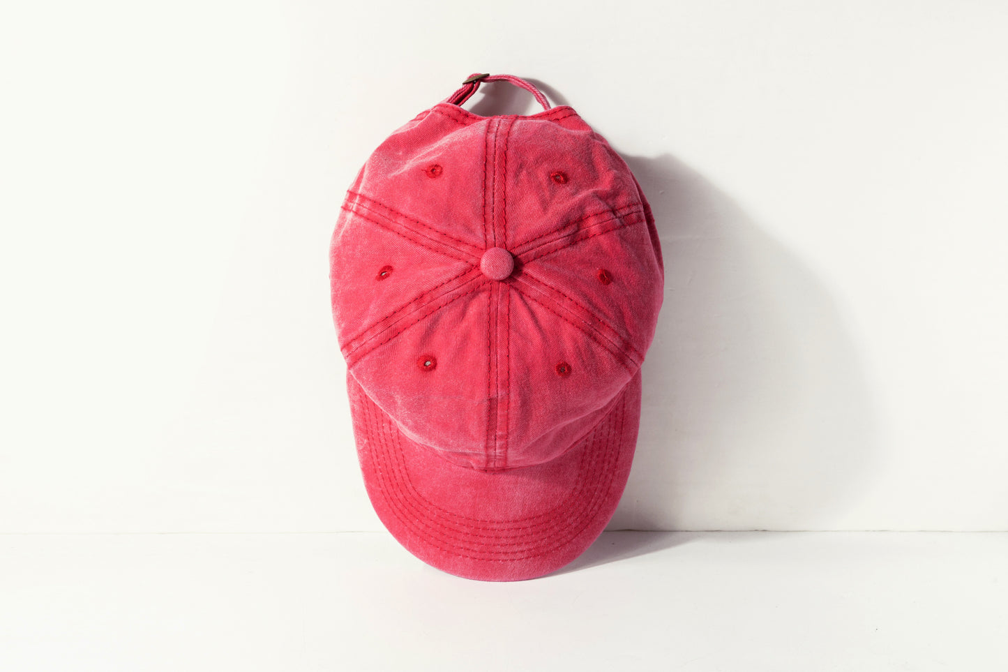 Vintage Washed Baseball Cap - Distressed Dad Hat with Curved Brim, Unisex Retro Style Adjustable Snapback