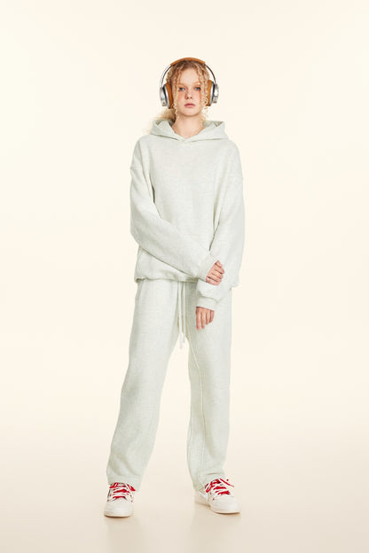 Custom 345GSM Fleece Joggers - Heavyweight Blank Streetwear Pants, Oversize Fit Brushed Insided Unisex Sweatpants with Pocket