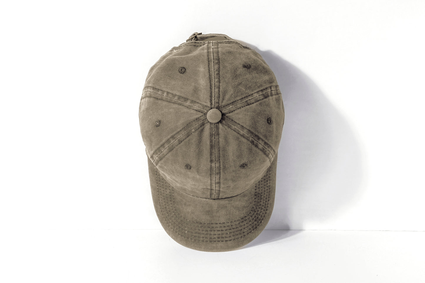 Vintage Washed Baseball Cap - Distressed Dad Hat with Curved Brim, Unisex Retro Style Adjustable Snapback
