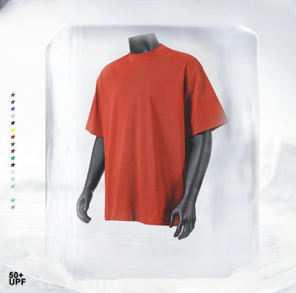 Summer Cooling & UV Protection T-Shirt - Relaxed Fit Unisex Teen Streetwear, Antibacterial Crewneck Tee with Ice Silk Feeling