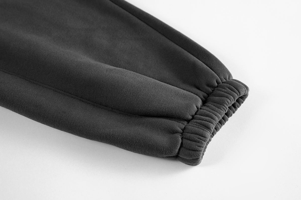 Custom 345 GSM French Terry Joggers - Heavyweight Blank Streetwear Pants, Oversized Unisex Sweatpants with Print Ready Design