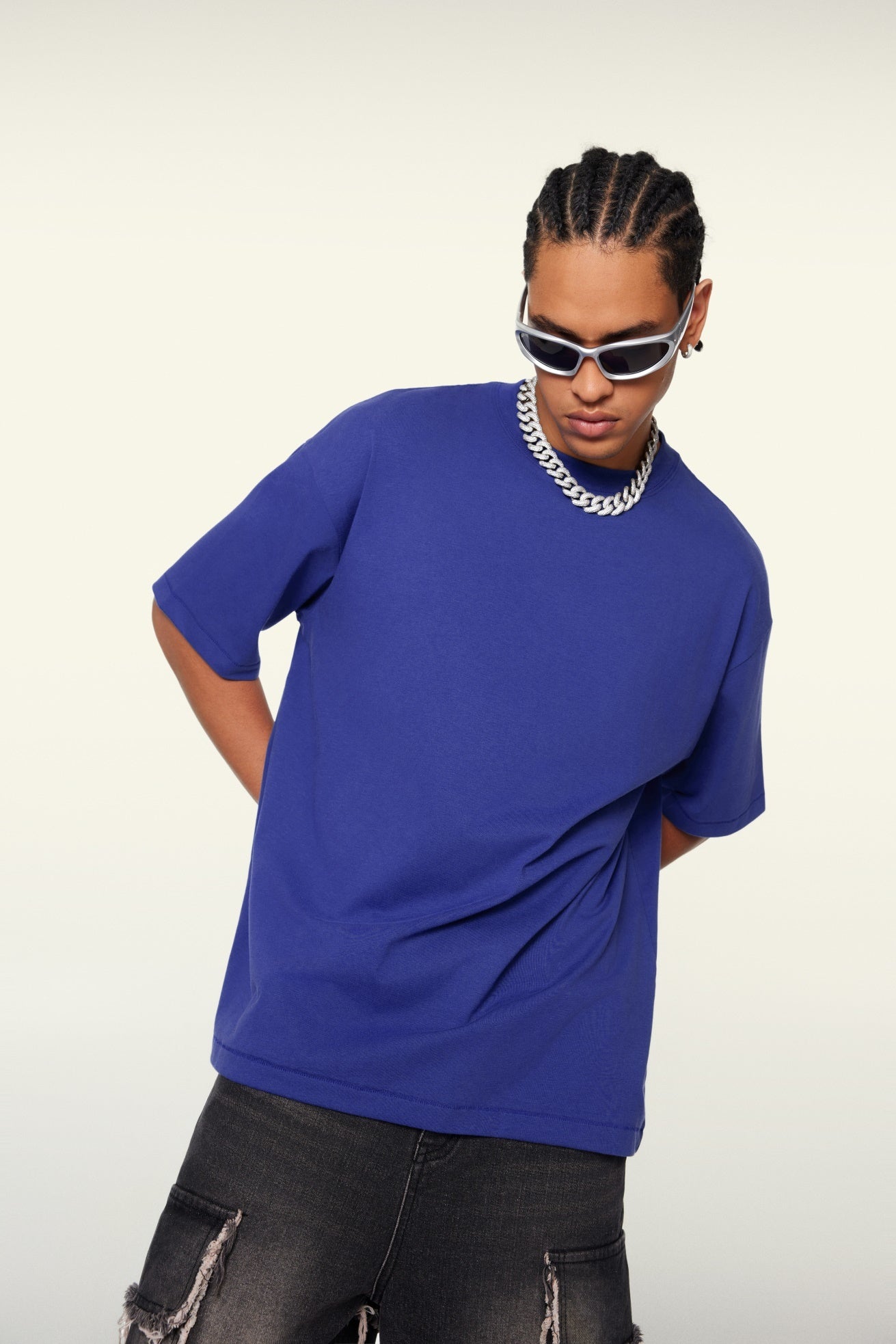 Cooling & Quick-Dry Antibacterial UV Protection T-Shirt - Sorona Fabric Blank Tee, Relaxed Fit Unisex Oversized Crewneck Streetwear Top