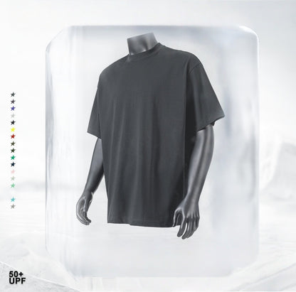 Summer Cooling & UV Protection T-Shirt - Relaxed Fit Unisex Teen Streetwear, Antibacterial Crewneck Tee with Ice Silk Feeling
