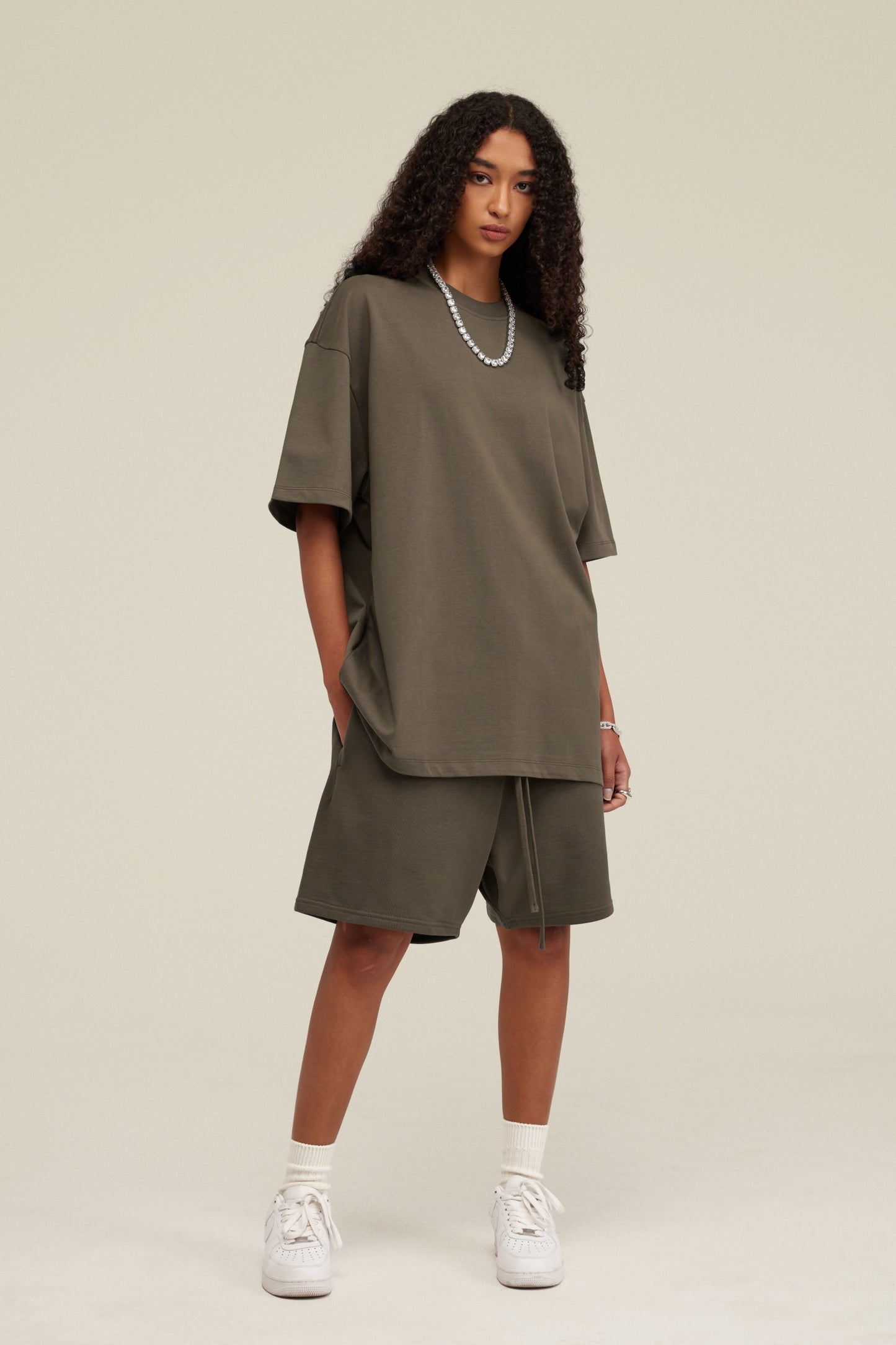 Heavyweight FOG Style Shorts - Relaxed Fit Unisex Streetwear for Teens, Casual Athletic shorts